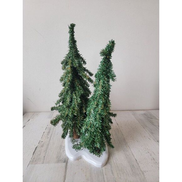 Dept 56 Village spruce tree Forest accessory xmas snow - Picture 10 of 12